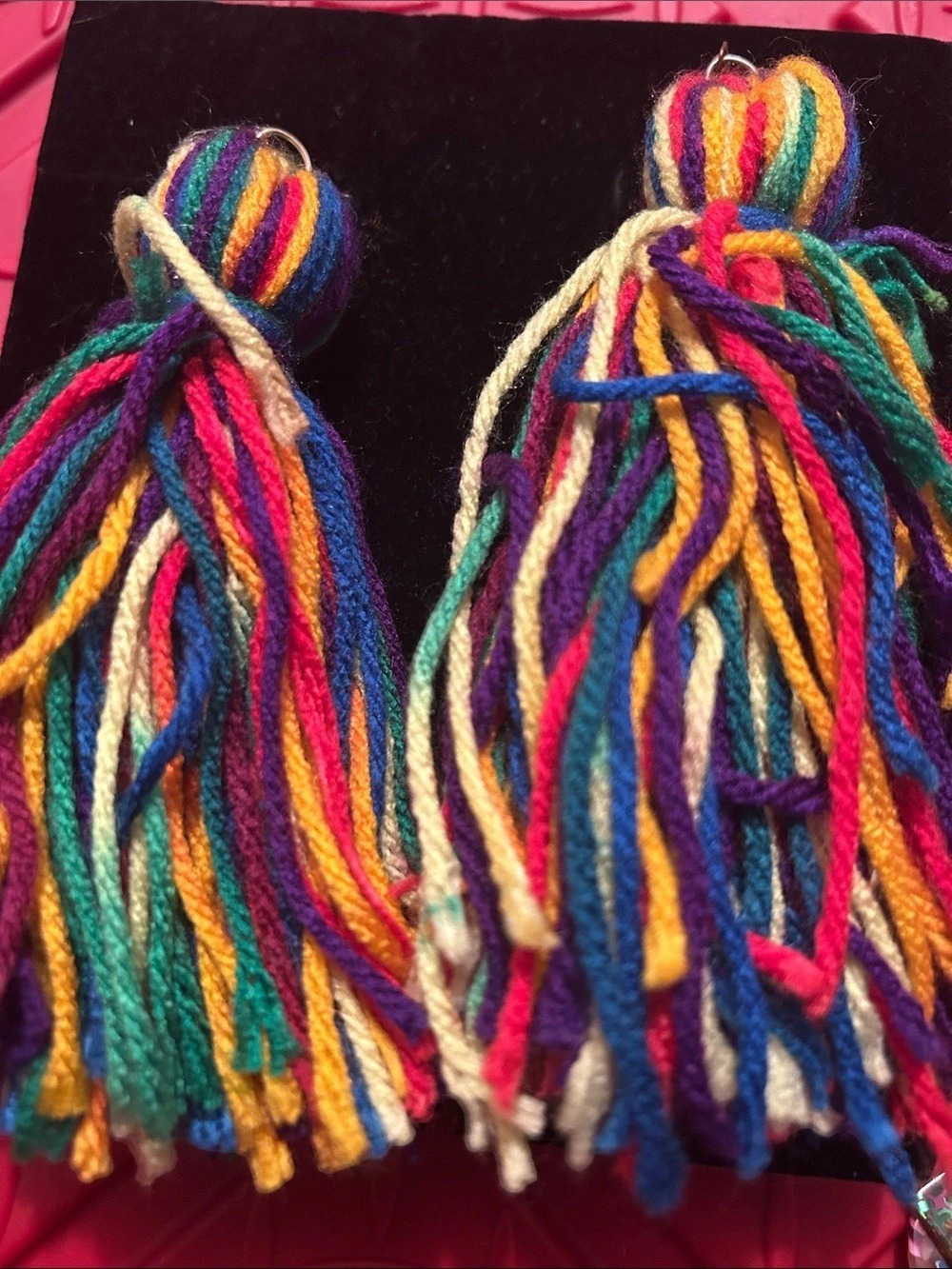 Multicolor Tassel Earrings